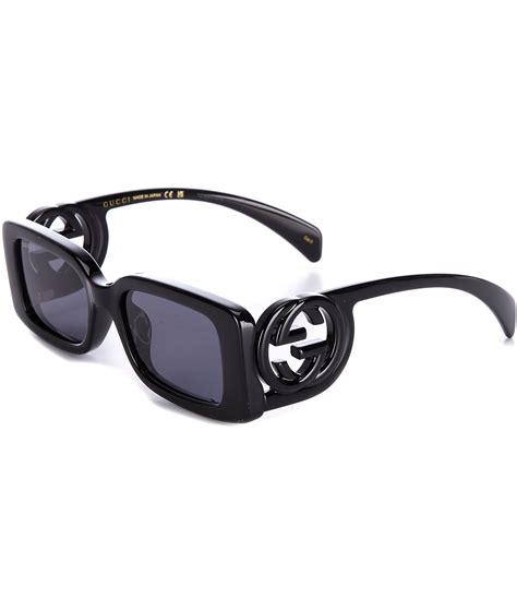 gucci women's rectangular sunglasses.